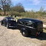 VW combi links achter boven